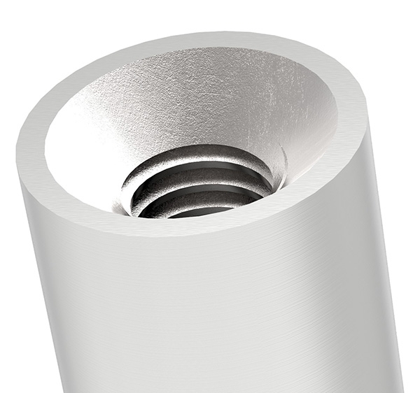 Edelstahl Traegerstift Ø 12 x 40 mm - mit Aussen- - Innengewinde -V2A-11-2165.4