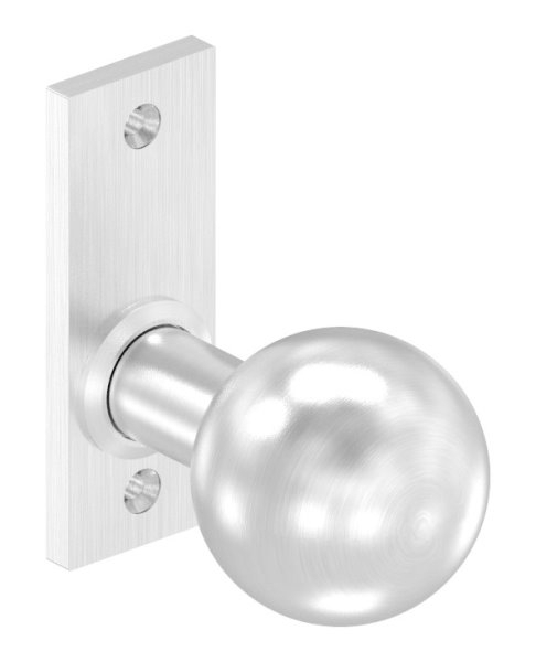 Tuerknopf- Ø 50mm- mit Kurzschild- V2A-88-1156647.240