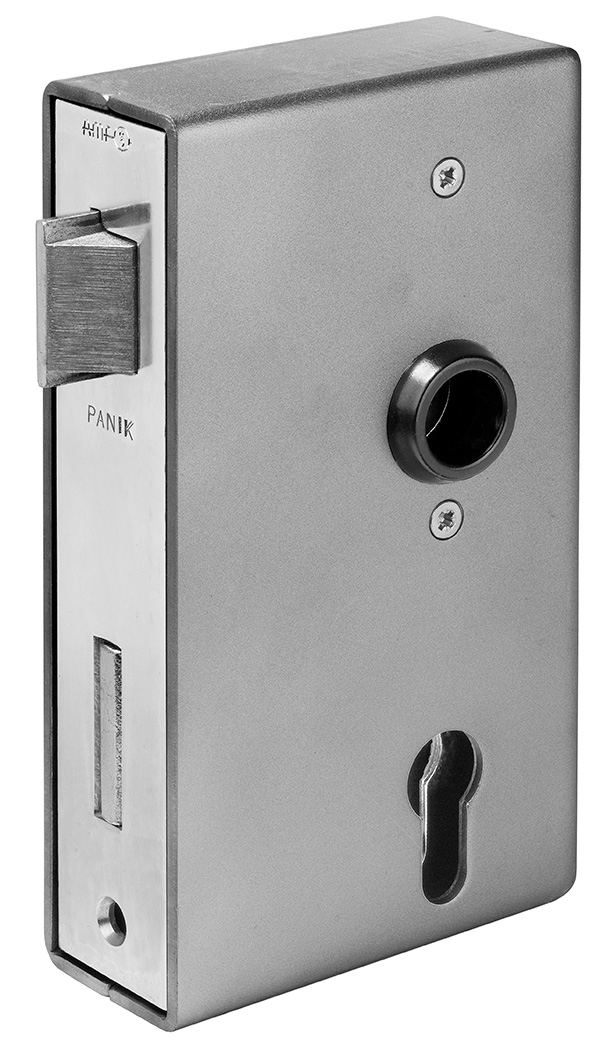 Anti-Panikschloss verzinkt 30mm Dornmass DIN R Durchgangsfunktion D-88.1113359