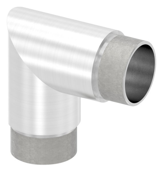 Eckbogen 90°- fuer Rundrohr Ø 42-4x2-0 mm V4A-11-3611.1