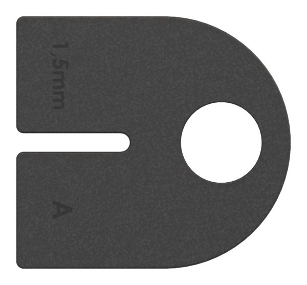 1 Paar Gummis zu Glasklemme 63x45x28 mm AbZ fuer 1-5 mm Blech-10-2201ABZ.0