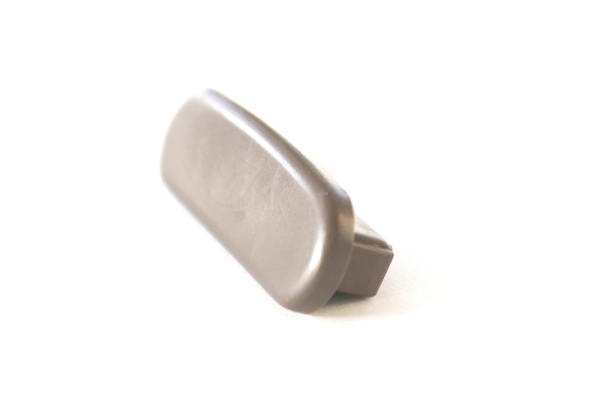 Endkappe fuer Kunststoffhandlauf fuer 40 x 8mm- graubraun-88-11EK-F408.031