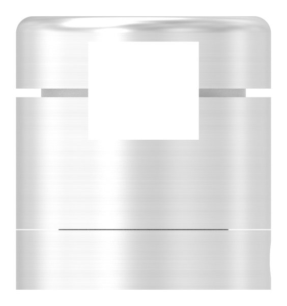 BRENK-fix® Grundhalter fuer Staebe 12 x 12mm- ALU-88-11BR-V1212M8.ALU