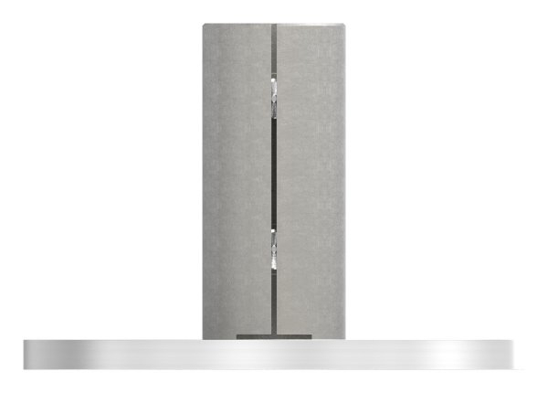 Wand- und Bodenanker  Masse- Ø 100x6 mm  fuer Rundrohr Ø 33-7x2-5 mm -V2A-11-3011.4