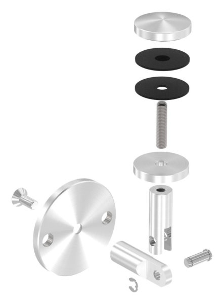 Vordach Wandhalter Edelstahl V2A inkl- Punkthalter-88-1150640-240.WH