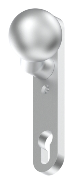 Alu-Tuerknopf - mit Kugel Ø 55 mm - Aluminium EV1-12-3058.6