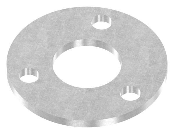Ankerplatte 100x6 mm 4 Bohrungen -  Stahl roh-30-2870-6.8