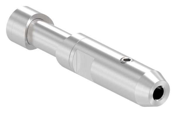 Seilhalter zum Schrauben und Spannen - Fuer Seil Ø 4 mm bis Ø 6 mm - V2A-11.2840