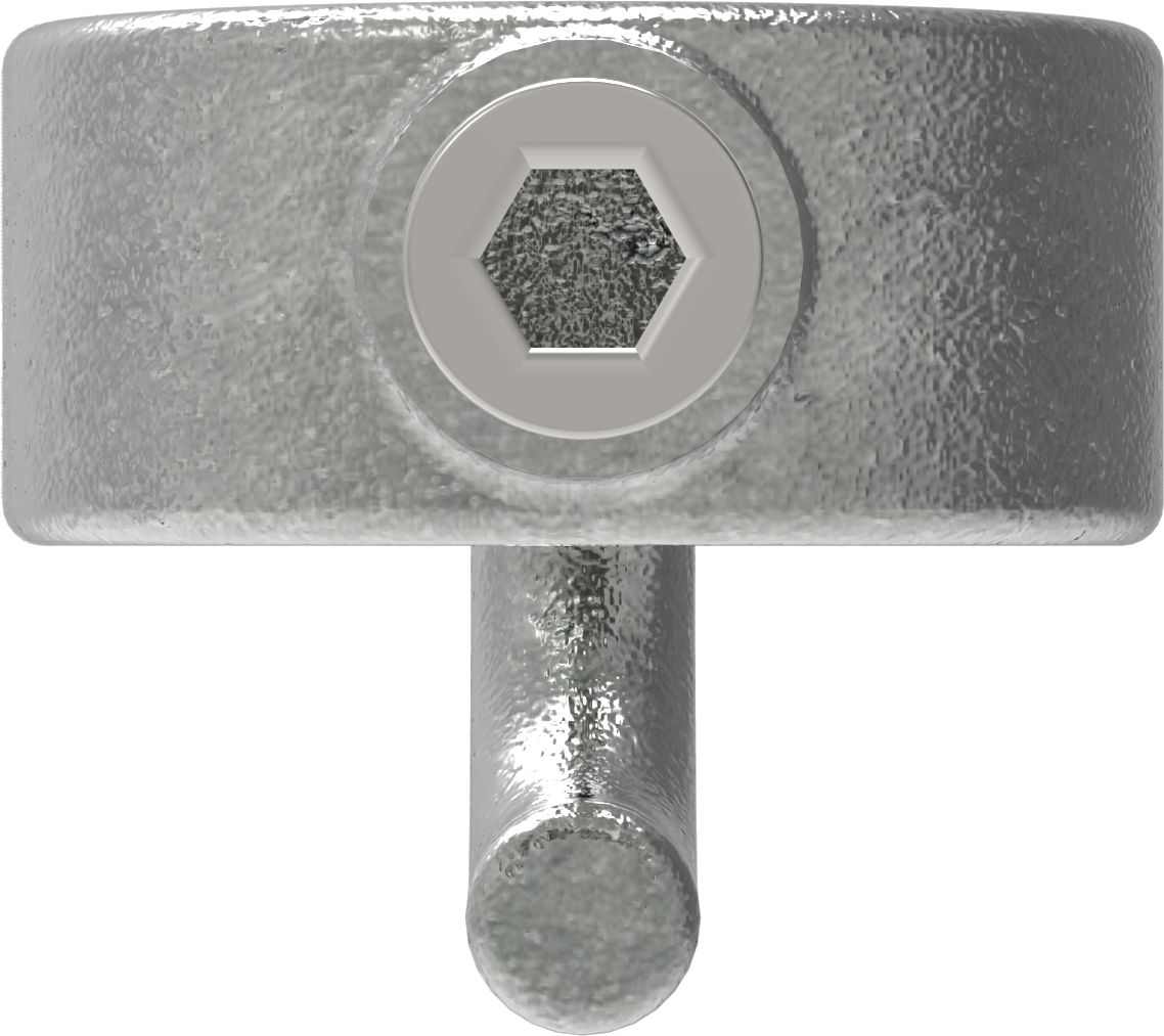 Rohrverbinder Stellring mit Haken Ø 17-2 mm -3-8- - Temperguss verzinkt - 182S17-182S17