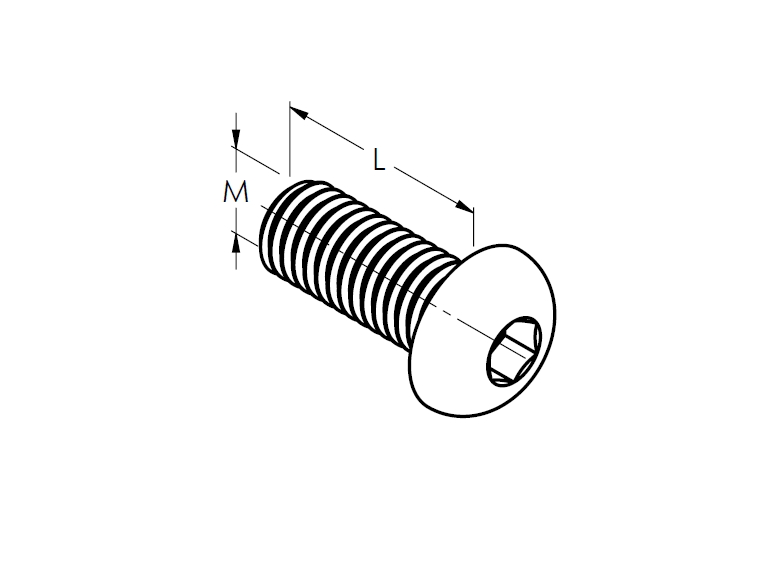 Linsenkopfschraube Edelstahl AISI 304 M12x20 DIN 7380-89-11ADIN7380A2M12X20-A.4