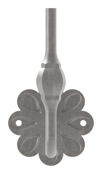 Handlauftraeger - zum Anschweissen - Stahl S235JR- roh-30-1412.8