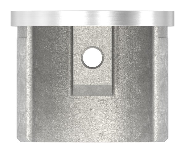 Endkappe - flache Ausfuehrung - fuer Nutrohr Ø 42-4 mm - V2A-12-2300.4