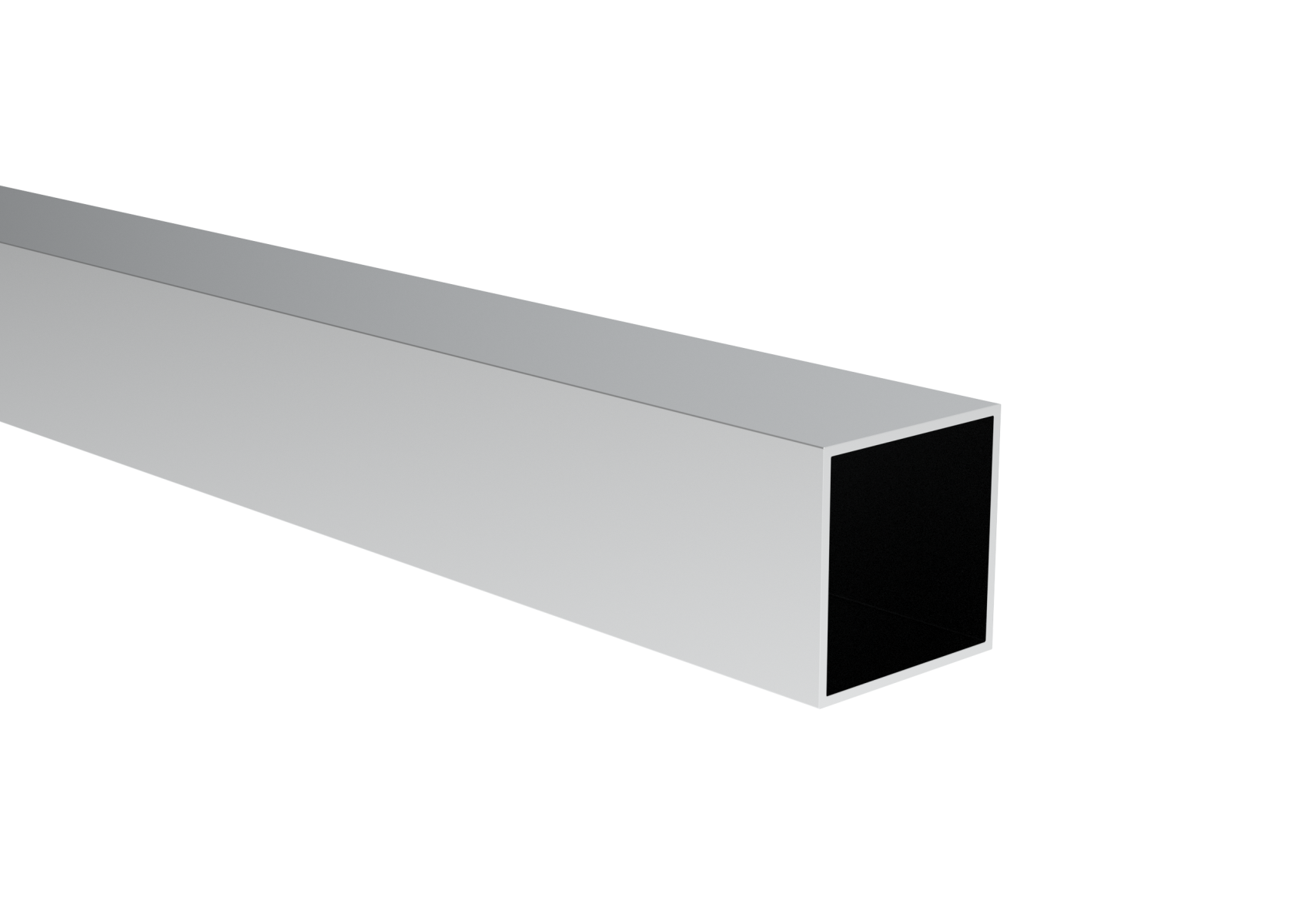 Aluminium Vierkantprofil 50x50x2 mm 6000 mm roh-89-11AL50X50X26000-A.4