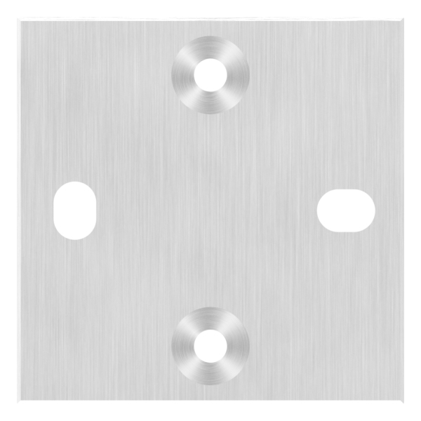 Ankerplatte- 100 x 100 x 6mm mit Fase- fuer DH-88-1150132-240Q.PL