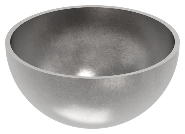 Halbhohlkugel Ø 70 mm - glatt - Stahl S235JR- roh-30-2777.8