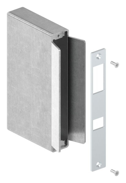 Gegenkasten Stahl roh Breite 30 mm fuer Schiebetore zum Einschweissen-88-1159320-ST.30