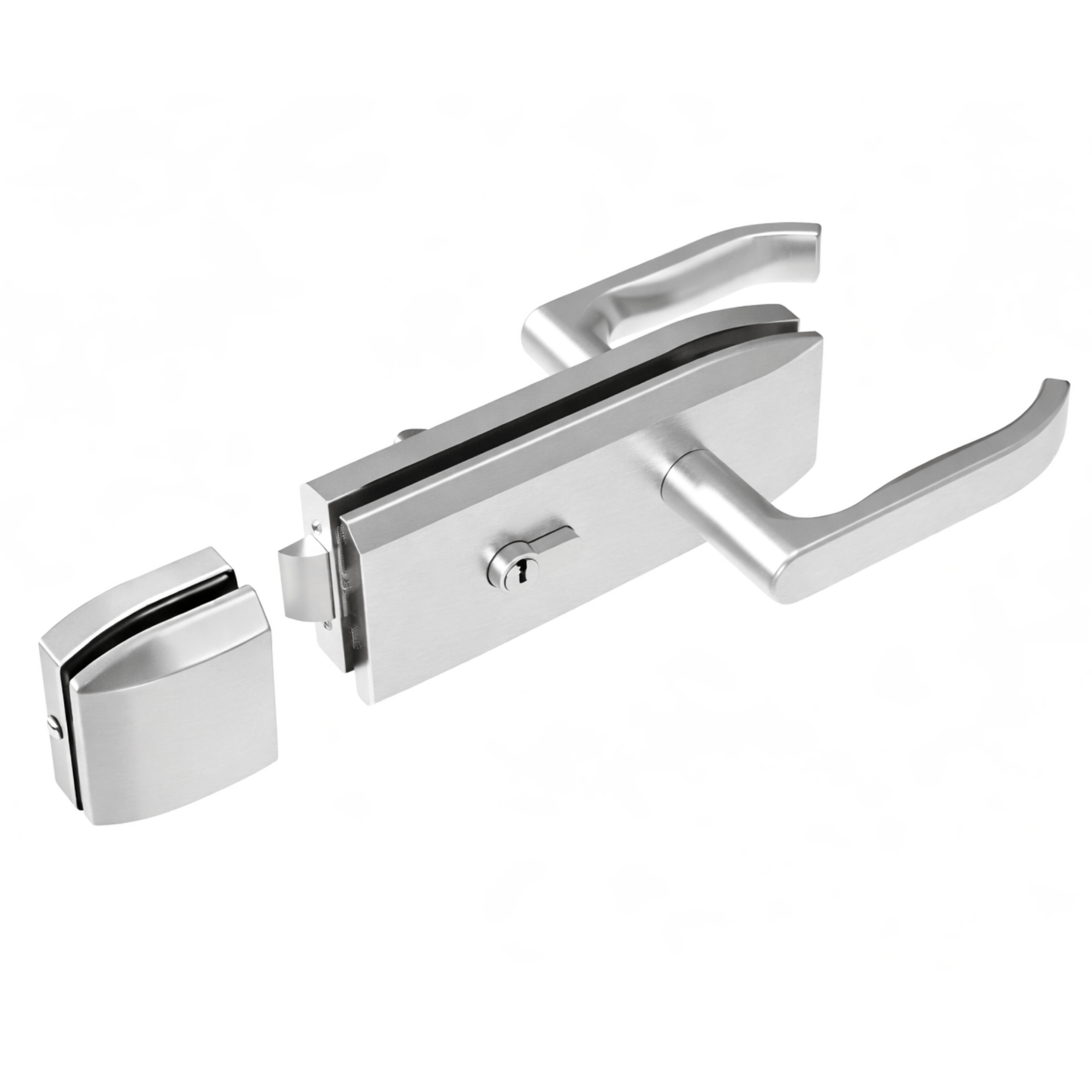 Glass door locks