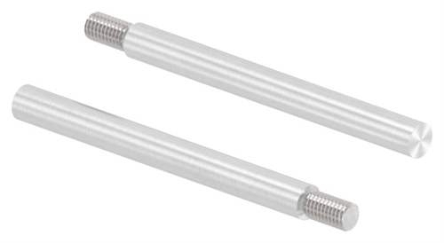 Support pins for handrail brackets