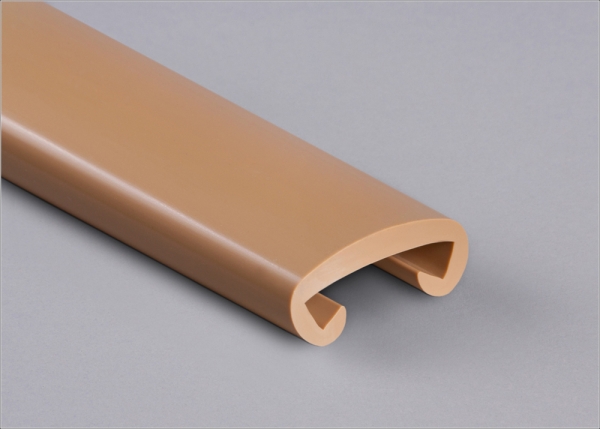 Kunststoffhandlauf fuer 40 x 8mm- sandbeige- 25 Meter-88-11F408.030