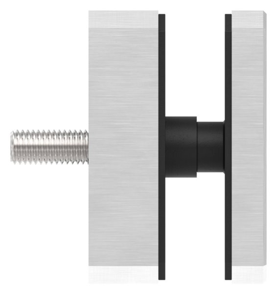 Glaspunkthalter Edelstahl V2A 63 x 78 mm fuer Glas 8-00–21-52 mm flach-88-1160199.240