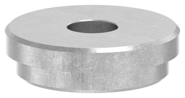 Stahlkappe flach fuer Rohr 42-4 x 2-5mm mit Bohrung 12-3mm-88-11164.4201