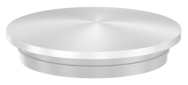 Rohrabschlussstopfen V2A fuer Rohr Ø 33-7 mm x 2-5 mm- gewoelbt- zum Einschlagen-11-6021.4