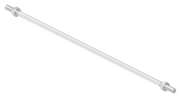 Zugstange Edelstahl V4A L = 940 mm Gewinde M10 Links-Rechtsgewinde-88-1150640-V4A.ZS