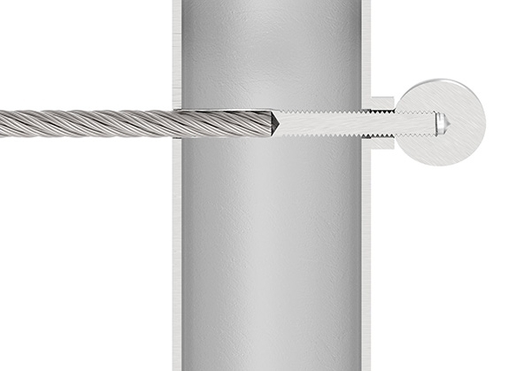 Formanschluss - fuer Anschluss Ø 42-4 mm-gerade - Gewinde M6 - V2A-11-2829.4