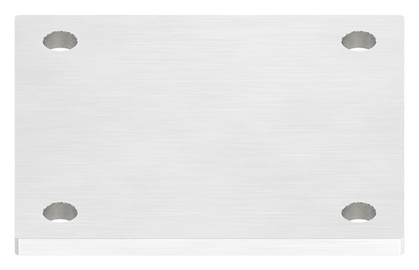 Ankerplatte Masse- 150 x 150 x 8 mm mit 4 Bohrungen á Ø 14 mm V2A-11-2213-8.4