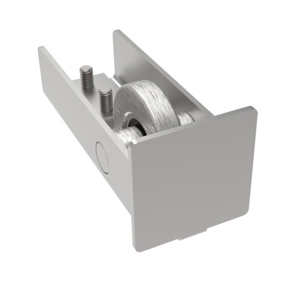 Bodenfhrung-Set ECO Stahl feuerverzinkt fr Profil 80x80 mm bis 275 kg-89-11SV80X80ECO-A.4