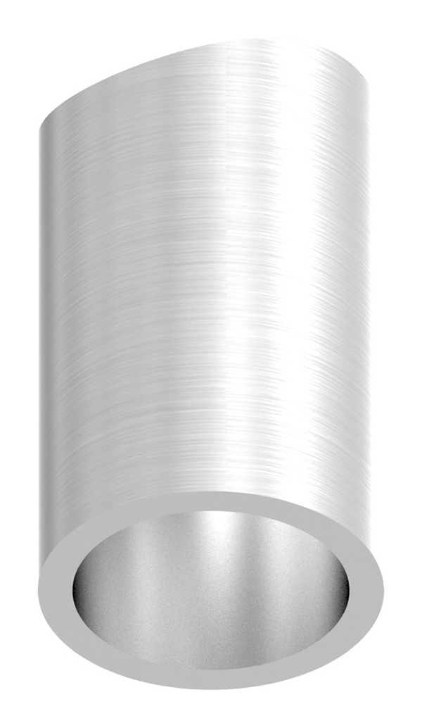 Distanzhuelse Edelstahl V2A L 30 mm fuer Rohr Ø 42-4 mm einseitig ausgefraest-88-1150132.DH30