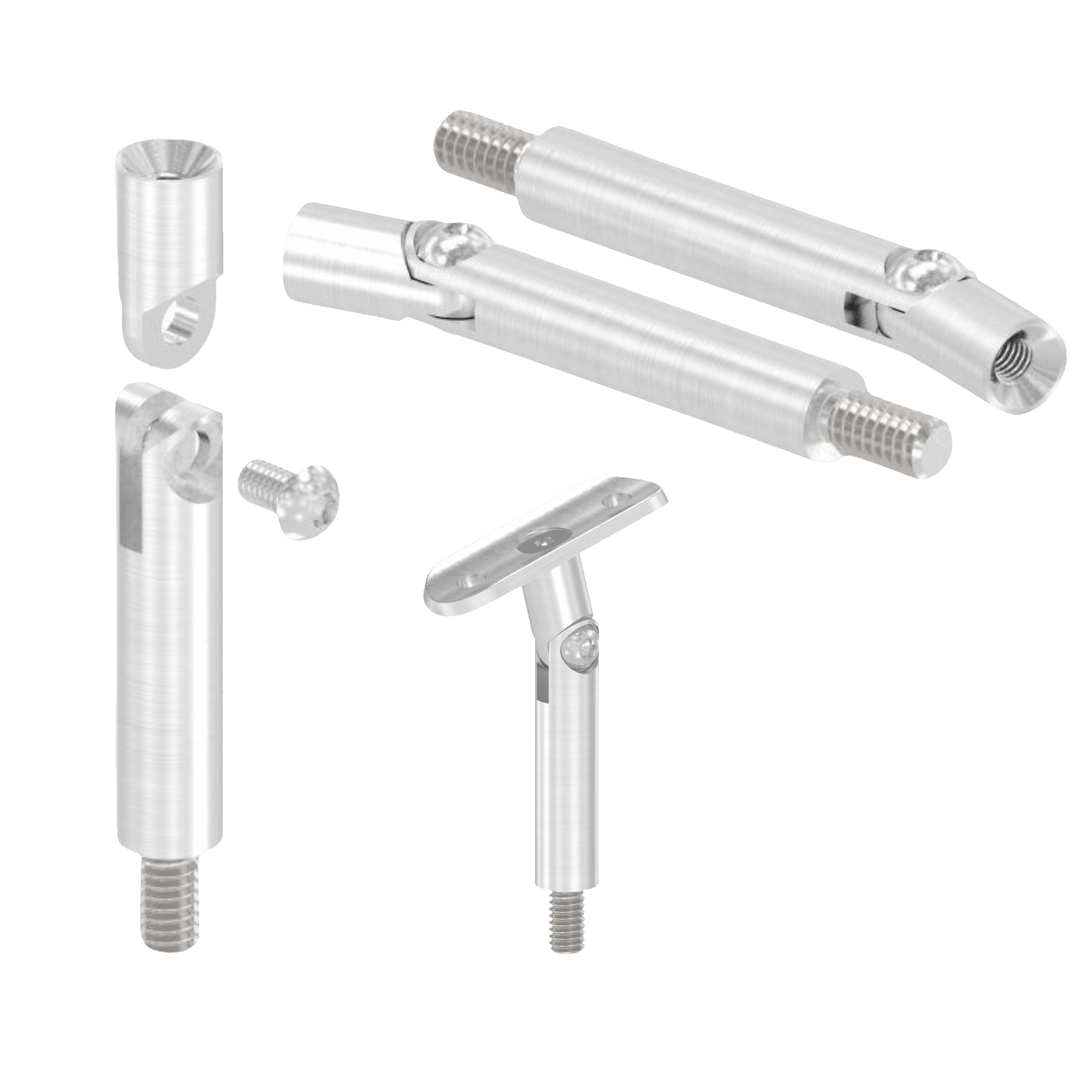 Articulated pins (tiltable)