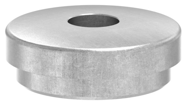 Stahlkappe leicht gewoelbt fuer Rohr 42-4 x 2-5mm mit Bohrung 12-3mm-88-11163.4201