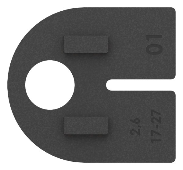 1 Paar Gummis zu Glasklemme 63x45x30 mm AbZ fuer 12-76 mm Glas VSG-10-2413.0
