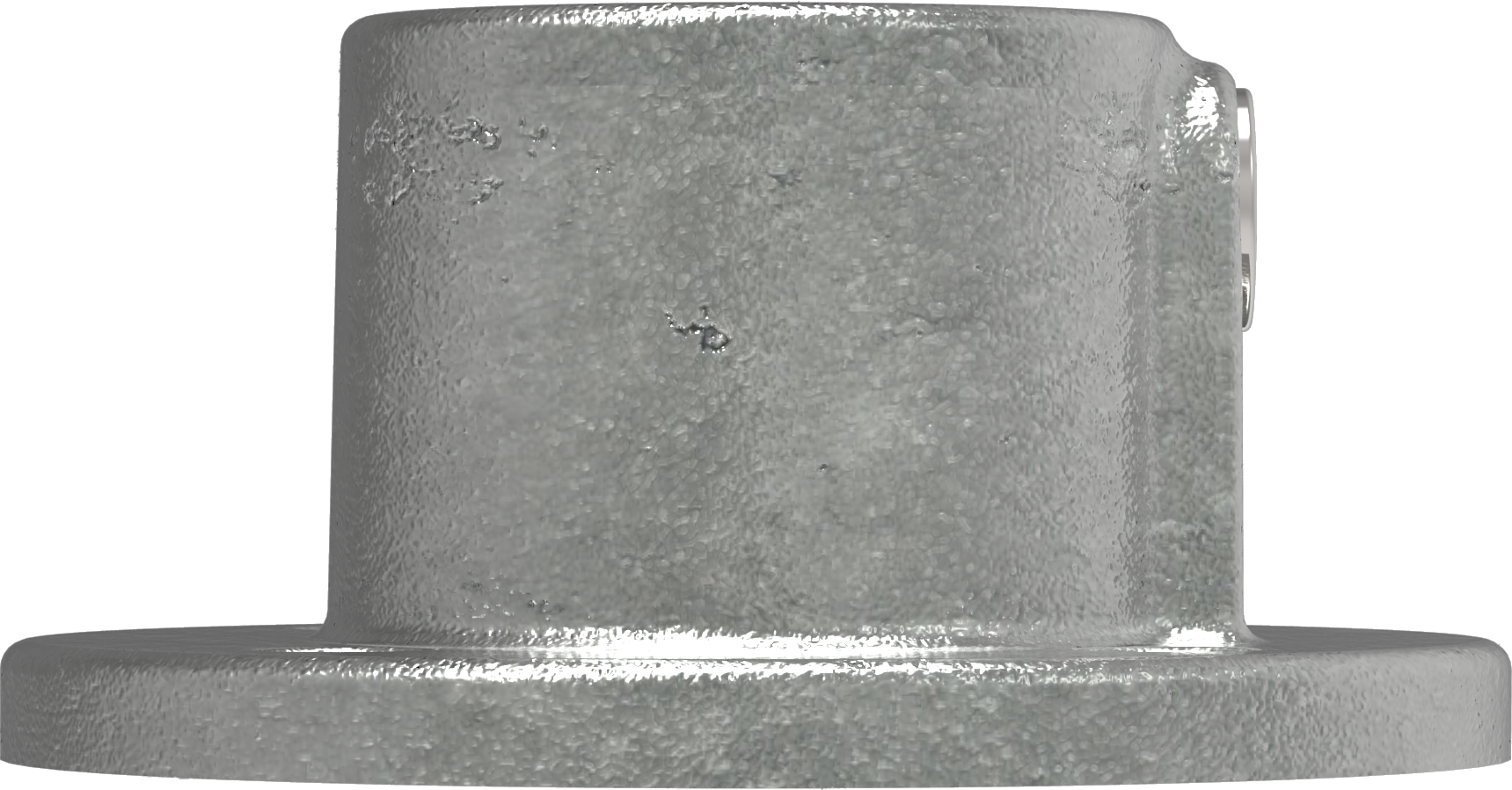 Rohrverbinder - Wandbefestigung rund - 131T21 - 21-3 mm - 1-2- - Feuerverzinkt u. Elektrogalvanisiert-131T21