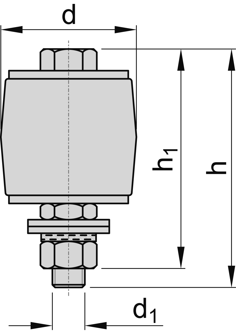 Aussenfuehrungsrolle Schiebetor MEA Nylon-verzinkt Ø 50 mm 10334010-60-0028.10