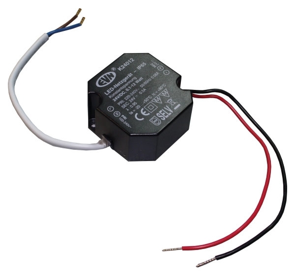 LED Trafo 24V DC 12W IP65-88-11LED-T-IP65.12W