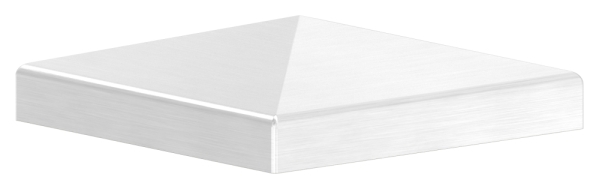 Pfostenkappe Edelstahl fuer Vierkantrohr- 70x70 mm geschliffen V2A-11-2568.4