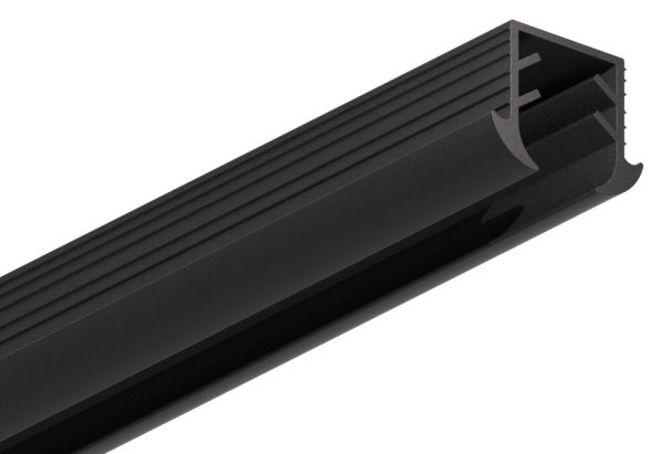 Keildichtung EPDM fuer Glas 11-52–13-52 mm- Nut 24x24 mm- L = 25 m-88-1160361-GU.25M