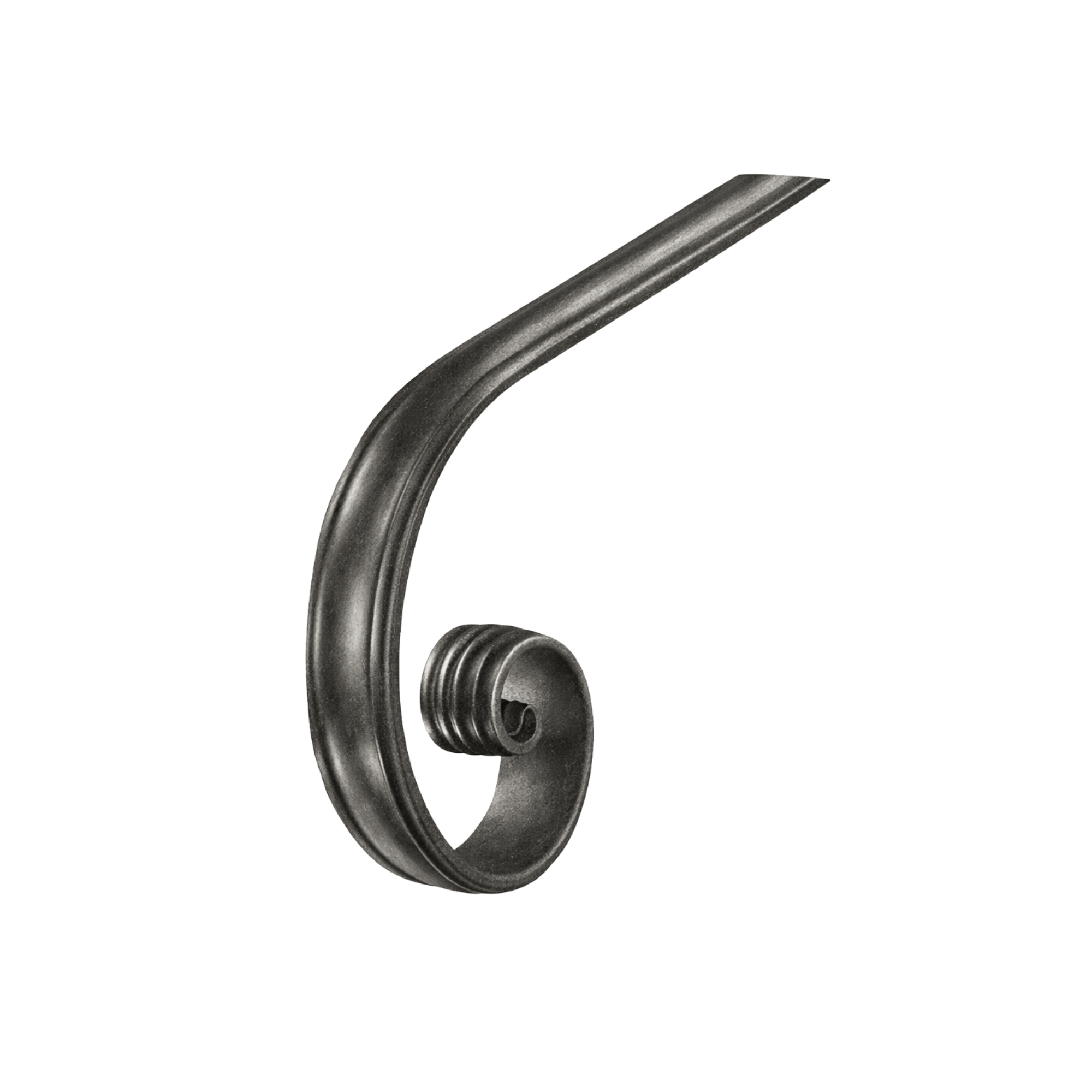 Handlaufanfaenger gerollt passend zu Profil 30-1381-8 Stahl roh-88-112089.50