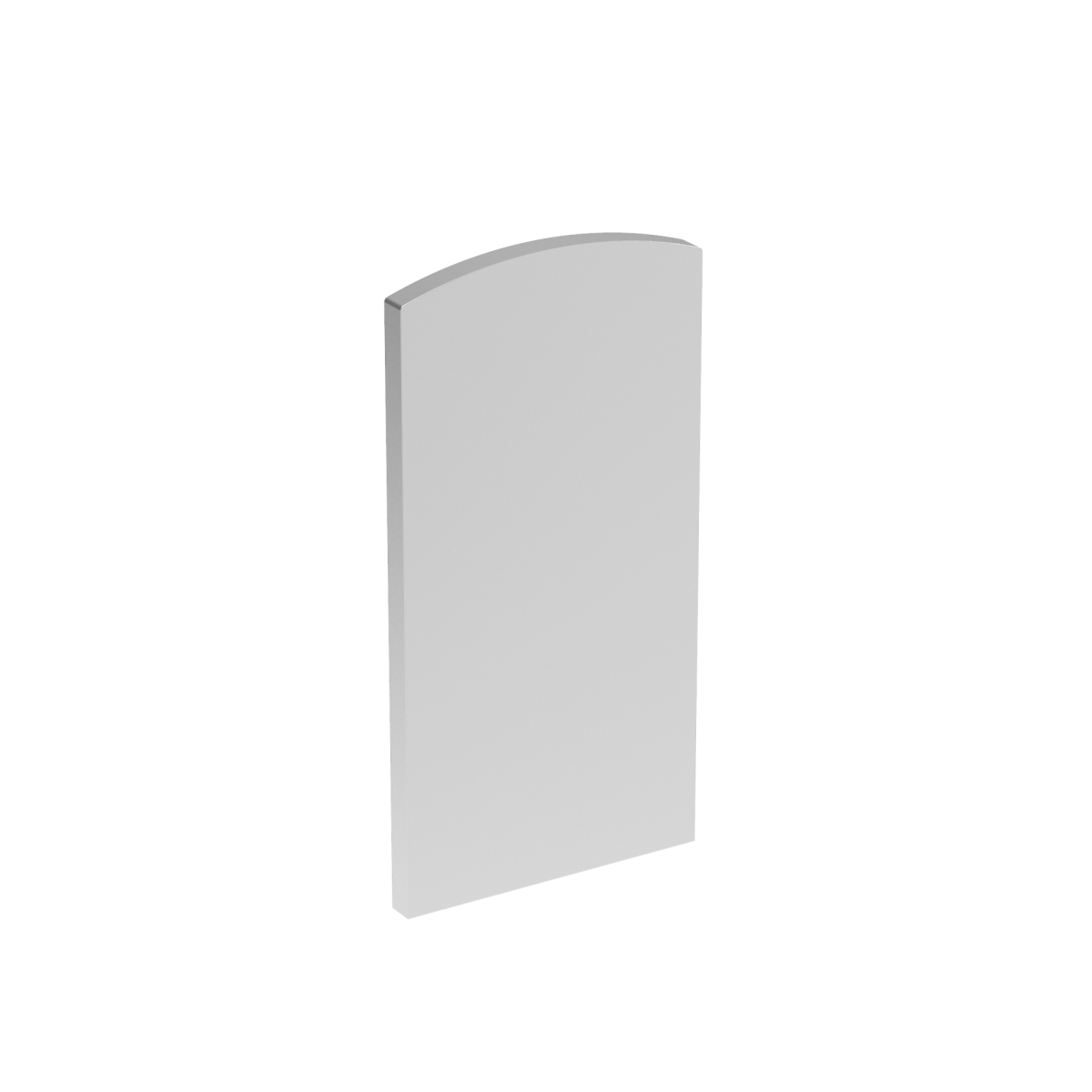 Endkappe Aluminium fuer Profil AL-0005-UNO Satin-ELOX-89-11AL0034005UNOSE-A.4