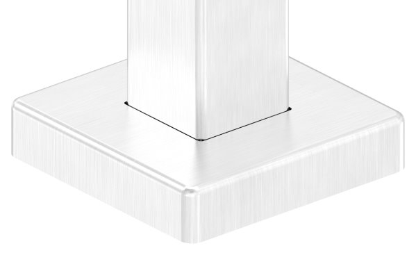 Edelstahlpfosten V2A zur Bodenmontage- Laenge 880mm-88-1140561.240