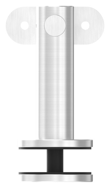 Handlaufhalter fuer Glas mit Halteplatte fuer flachen Anschluss V2A-11-2060.4