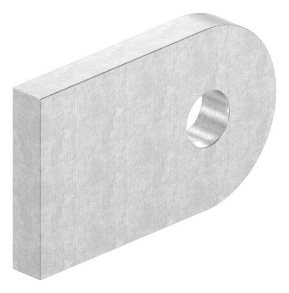 Anschweisslasche 50x30x6 mm mit Rundloch -flach- Roh-11-2430.4