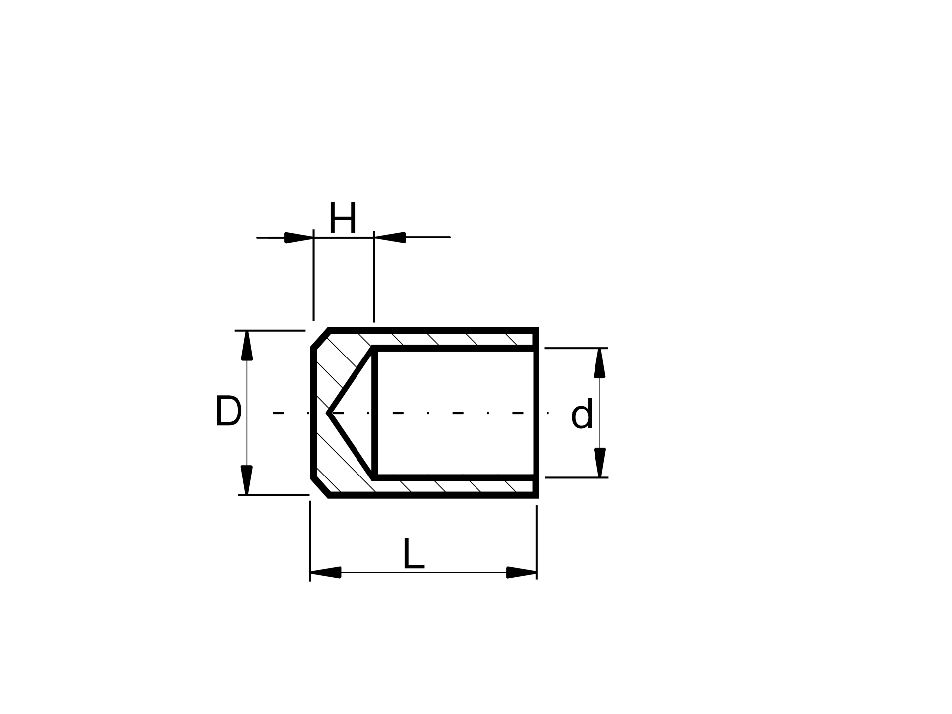 Endkappe fuer Fuellstab Edelstahl AISI 304 Ø 14 mm geschliffen-89-11A100015014-A.4