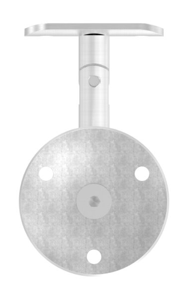 Handlaufhalter mit Gelenk und Halteplatte fuer Ø 42-4 mm V2A-11-2033.4