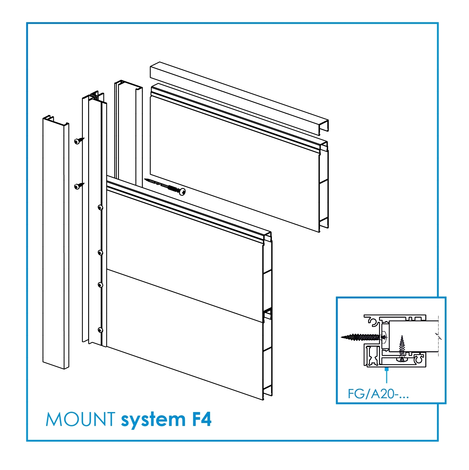 Vollzaunfuellung Aluminium 20 x 120 mm 6-0 m Roh-89-11FGF20X1206000N-A.4