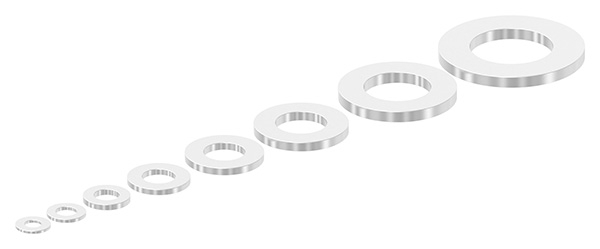 Beilagscheibe - fuer Gewinde M4 - DIN 125-1- A2 - V2A-11-2880.4