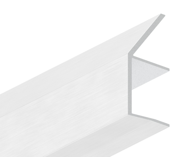 Regenrinne fuer Vordaecher- Glas 21-52mm- L=2400mm- E4-EV1-88-11VDE-RE-2400.21