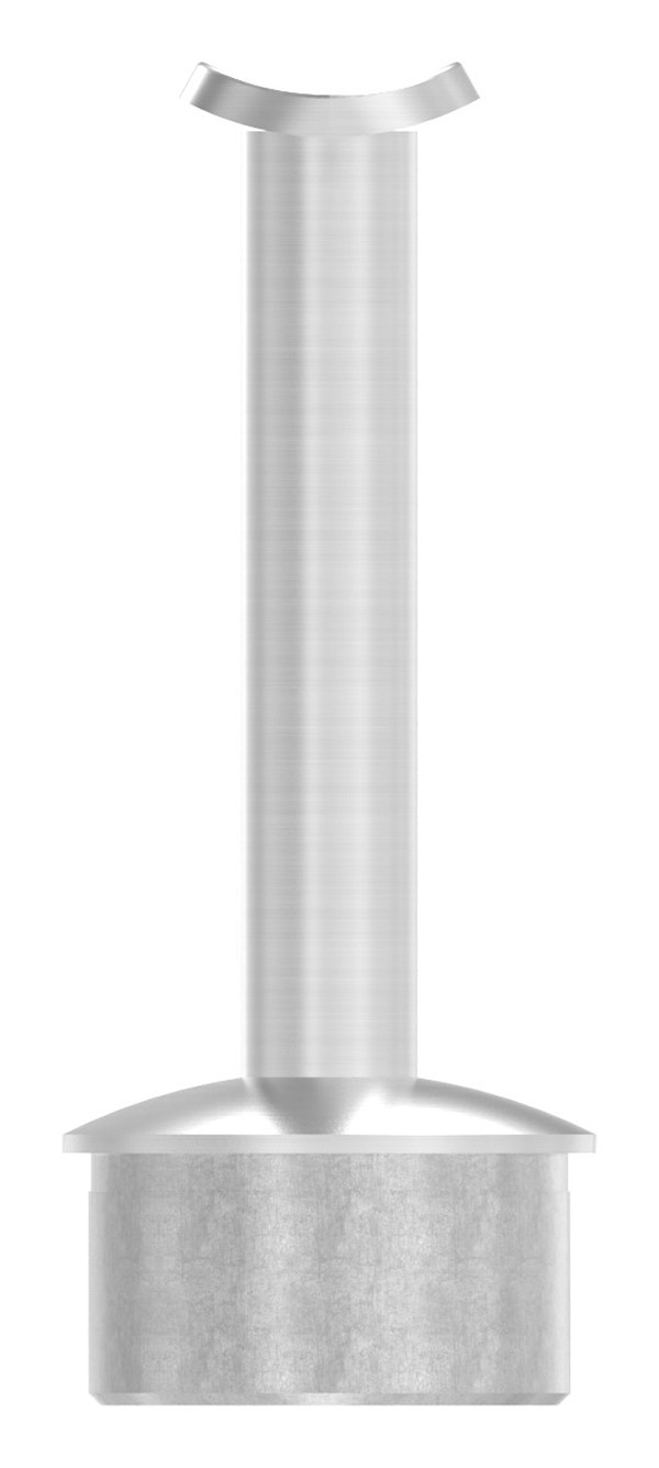 Handlaufstuetze V2A fuer 42-4x2-0 mm mit Halteplatte fuer Ø 42-4 mm-11-3805.4